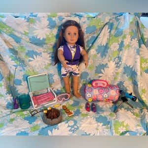 DOLL LOT - Our Generation 18” dolls, play set, accessories